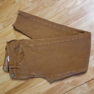 American Eagle Outfitters 360 Super Stretch Tan Jeggings SZ 4